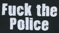 Nášivka FUCK the police