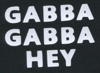 Nášivka GABBA GABBA HEY