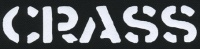 Nášivka CRASS nápis