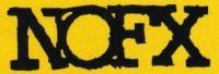 Nášivka NOFX slim yellow