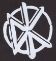 Nášivka DEAD KENNEDYS logo bw