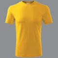 Tričko bez potisku ADLER žluté
