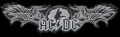 Nášivka AC/DC wings vyšívaná zažehlovací